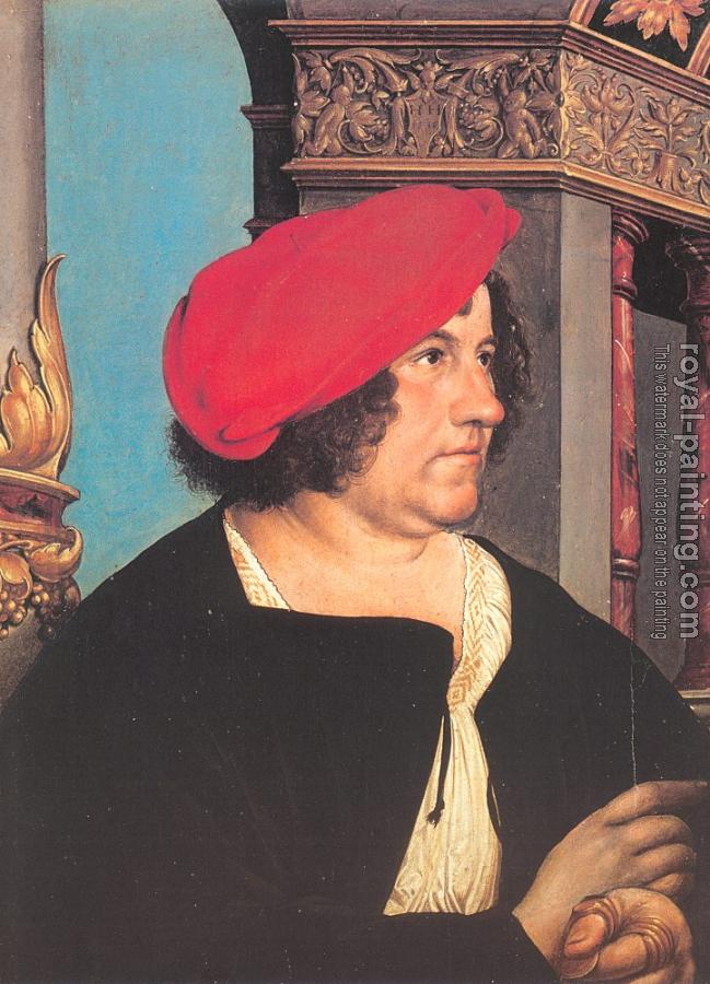 Hans The Younger Holbein : Portrait of Jakob Meyer zum Hasen